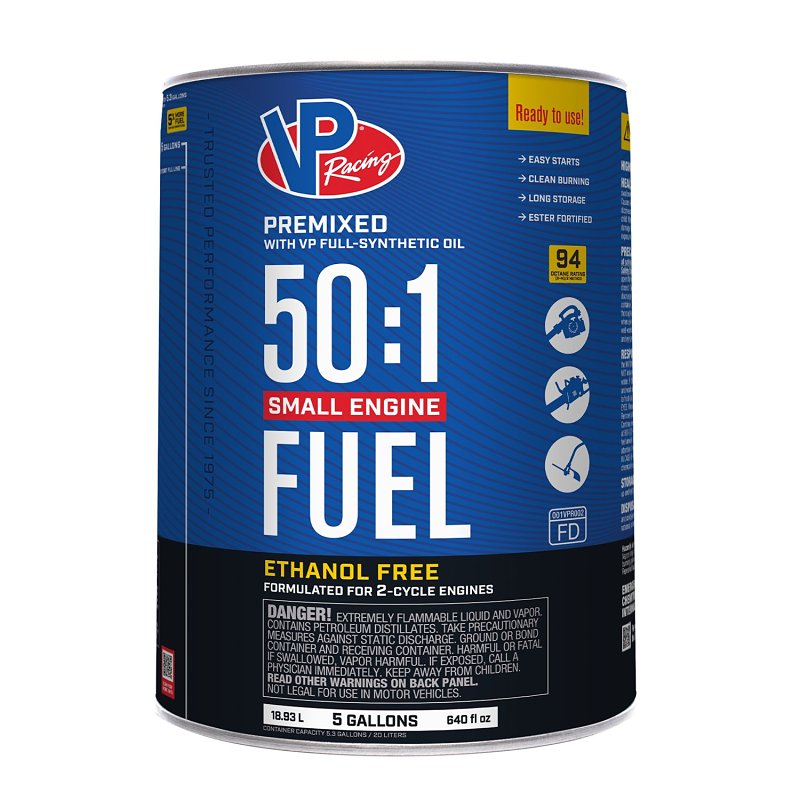 Engine Fuel VP 2 Cycle 50-1 5 Gallon Pail