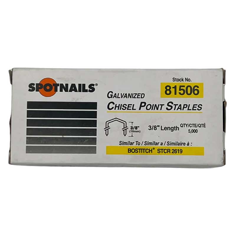 Grapas FW n.° 81506 B*H30-8 Corona de 7/16" y 3/8" de largo