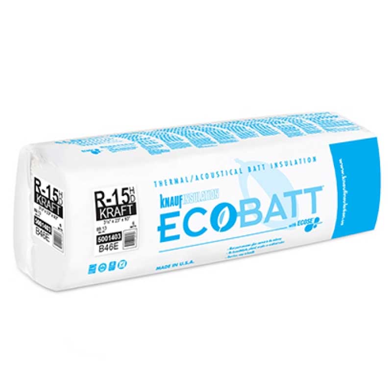 Insulation Knauf R15 23" x 93" Faced 88.13SF 16/FS B46E