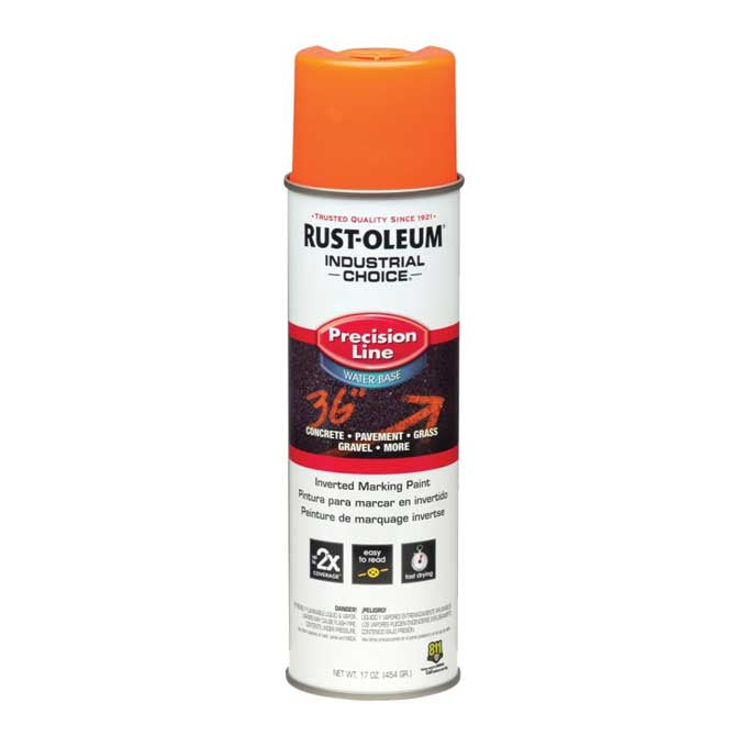 Marking Spray Rust-Oleum Fluorescent Orange 17oz Water Based
