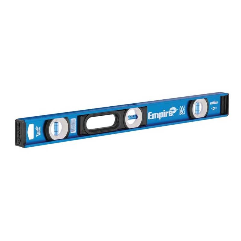Empire 500 Series 500.24 I-Beam Level, 24 in L, 3-Vial, Non-Magnetic, Aluminum