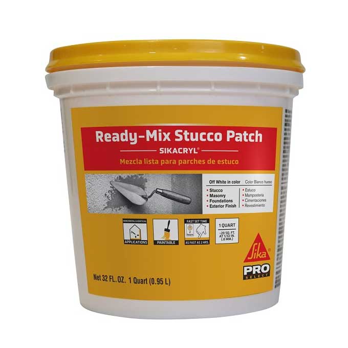 Patch Sikacryl Ready-Mix Stucco Quart