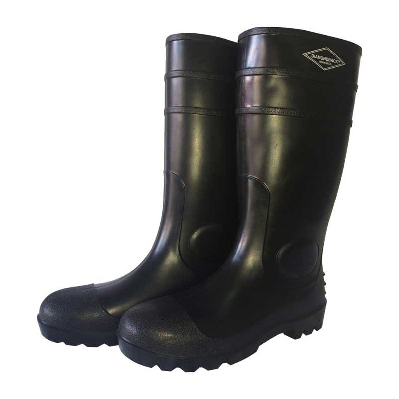 Knee Boots Diamondback Waterproof Black Size 10