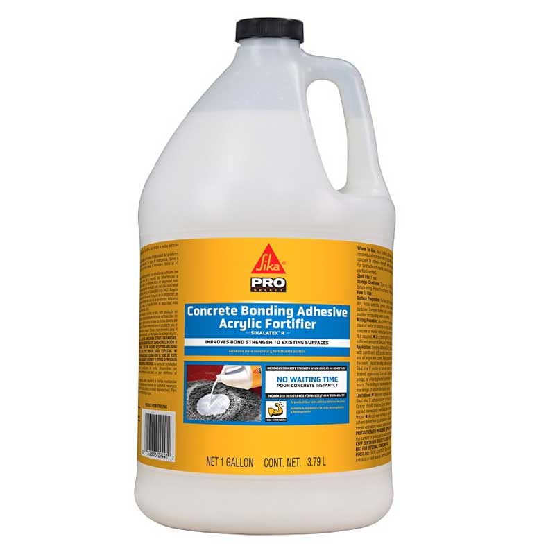 Adhesive Sika Latex R Bonding Adhesive & Acrylic Fortifier 1 Gallon