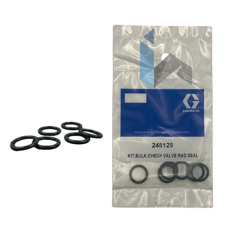 Juntas tóricas para carcasa de válvula de retención Graco Fusion, paquete de 6, 248129