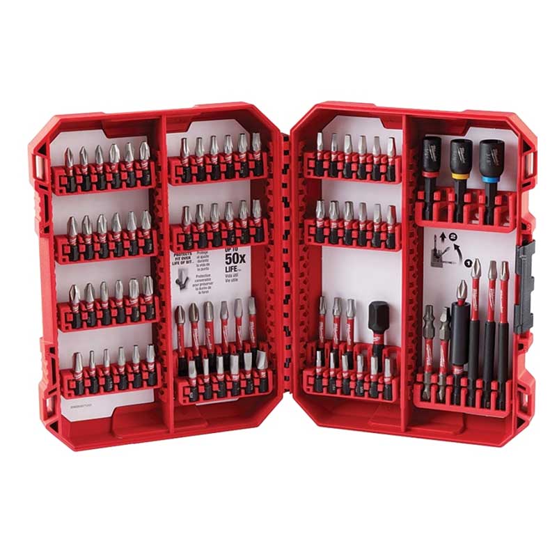 Milwaukee SHOCKWAVE Impact Duty Series 48-32-4094 Driver Bit Set, 80-Piece, All-Purpose, Alloy Steel