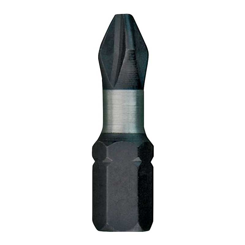 Milwaukee 48-32-4601 Insert Bit, #2 Drive, Phillips Drive, 1/4 in Shank, Hex Shank, 1 in L, Proprietary Steel