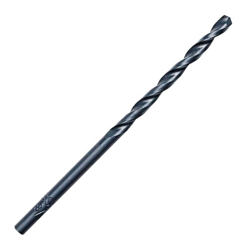 Milwaukee 48-89-2737 Jobber Drill Bit, 31/64 in Dia, 5-7/8 in OAL, Parabolic Flute, 3-Flute, 3/8 in Dia Shank