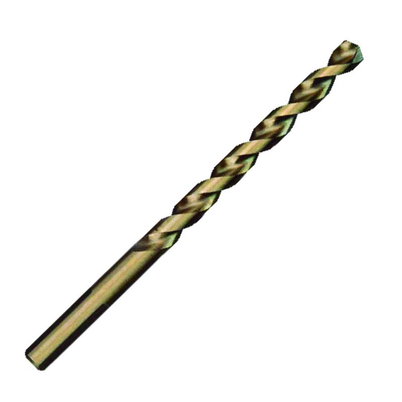 Milwaukee 48-89-2329 Jobber Drill Bit, 1/2 in Dia, 5-1/8 in OAL, Twist Flute, 3-Flute, 3/8 in Dia Shank