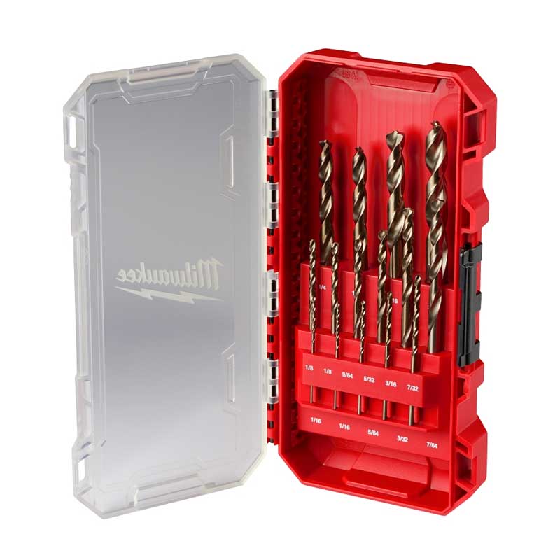 Milwaukee RED HELIX Series 48-89-2370 Drill Bit Set, 15-Piece, Steel