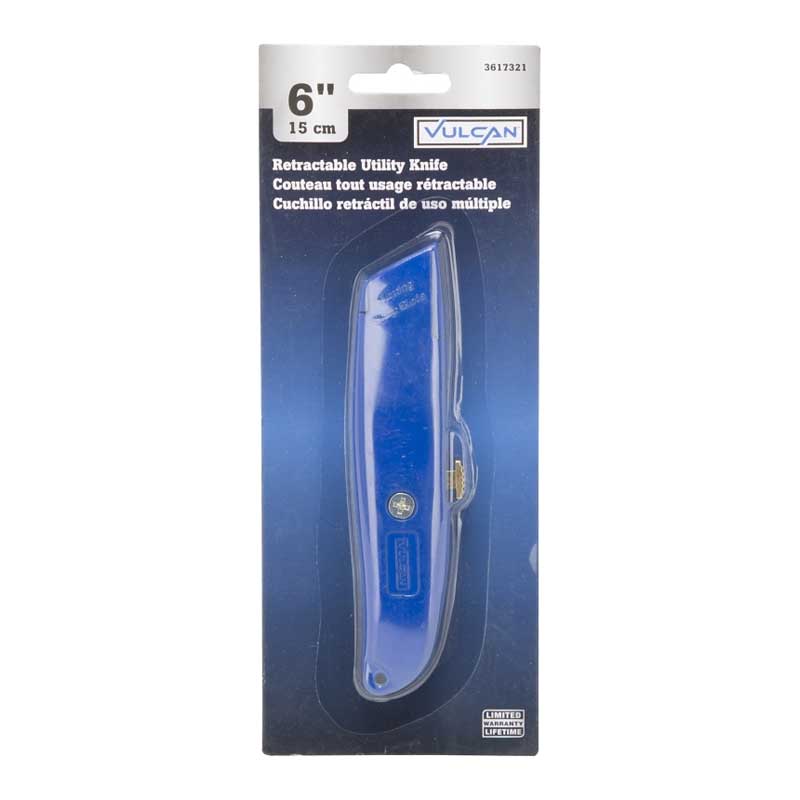 Knife Vulcan Retractable Utility 6"