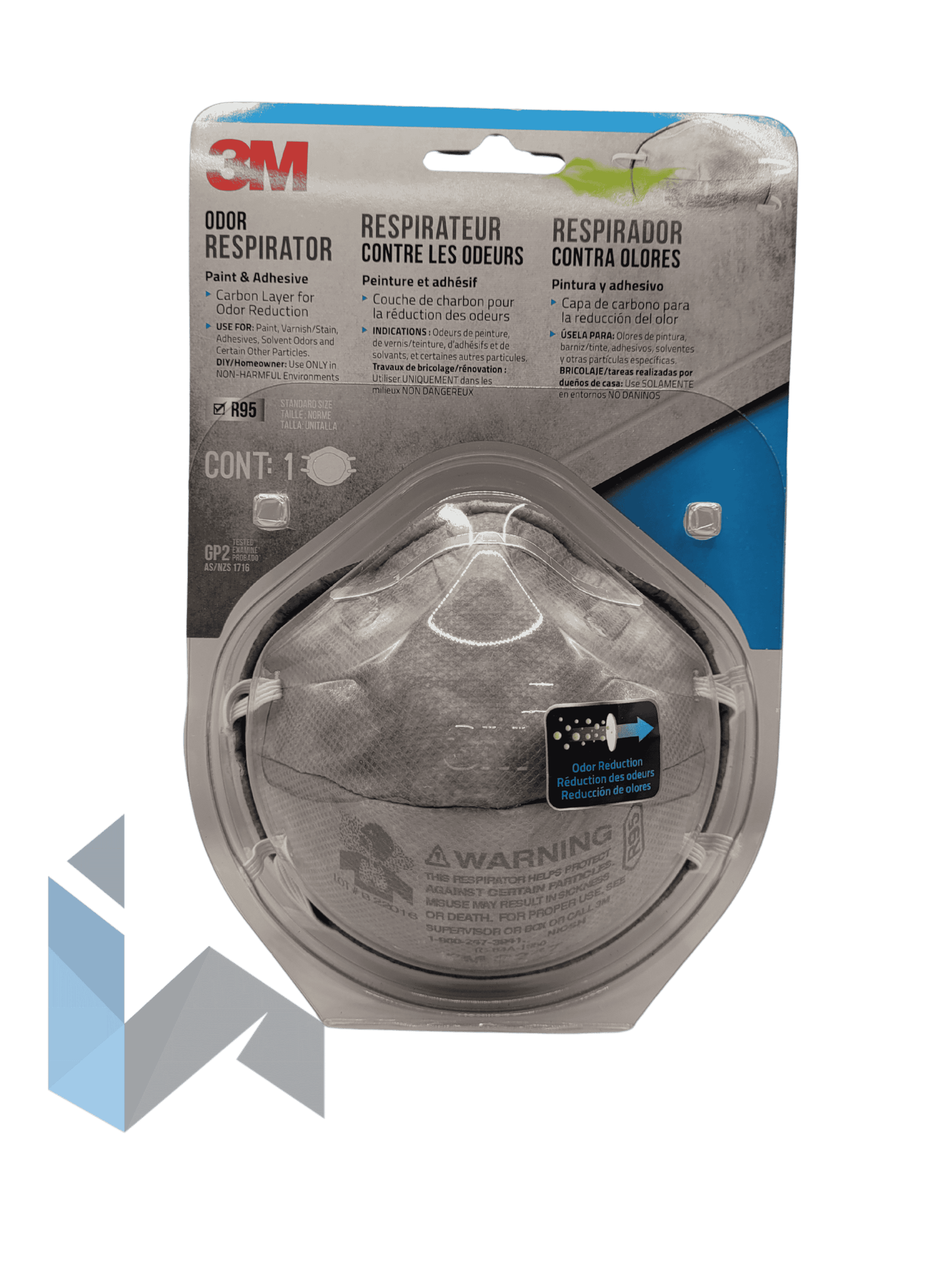 Respirador N95 Desechable 3M TEKK Protection