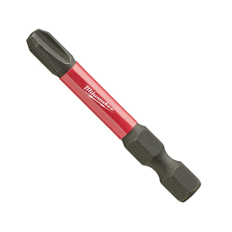 Milwaukee SHOCKWAVE 48-32-4463 Power Bit, #3 Drive, Phillips Drive, 1/4 in Shank, Hex Shank, 2 in L