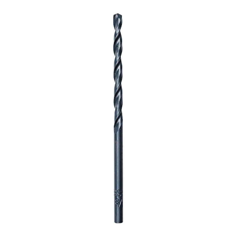 Milwaukee 48-89-2728 Jobber Drill Bit, 11/32 in Dia, 4-3/4 in OAL, Parabolic Flute, 3-Flute, 11/32 in Dia Shank