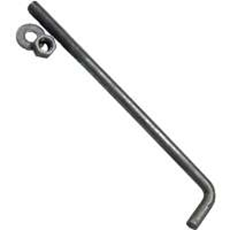 Foundation Bolt AB w/ Nut and Washer 3/4" x 21"