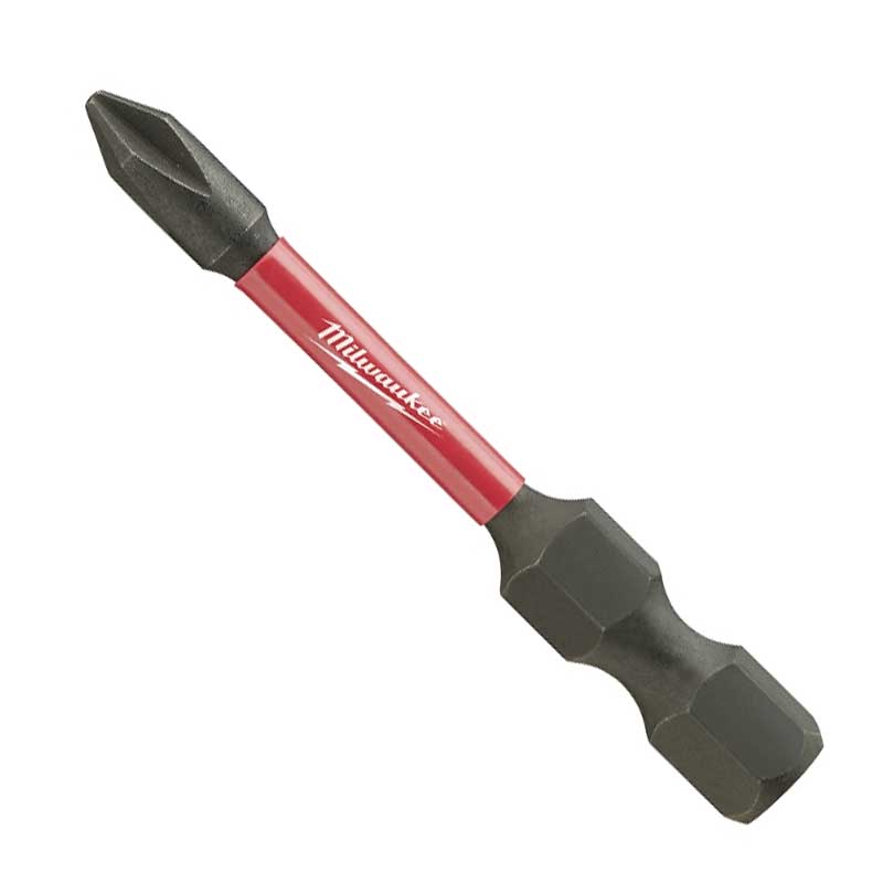 Milwaukee 48-32-4461 Power Bit, #1 Drive, Phillips Drive, 1/4 in Shank, Hex Shank, 2 in L, Proprietary Steel