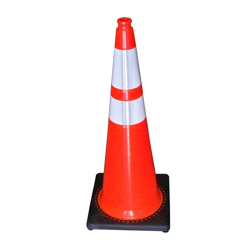 Traffic Safety Cone JBC Revolution 36" Tall Fluorescent Orange
