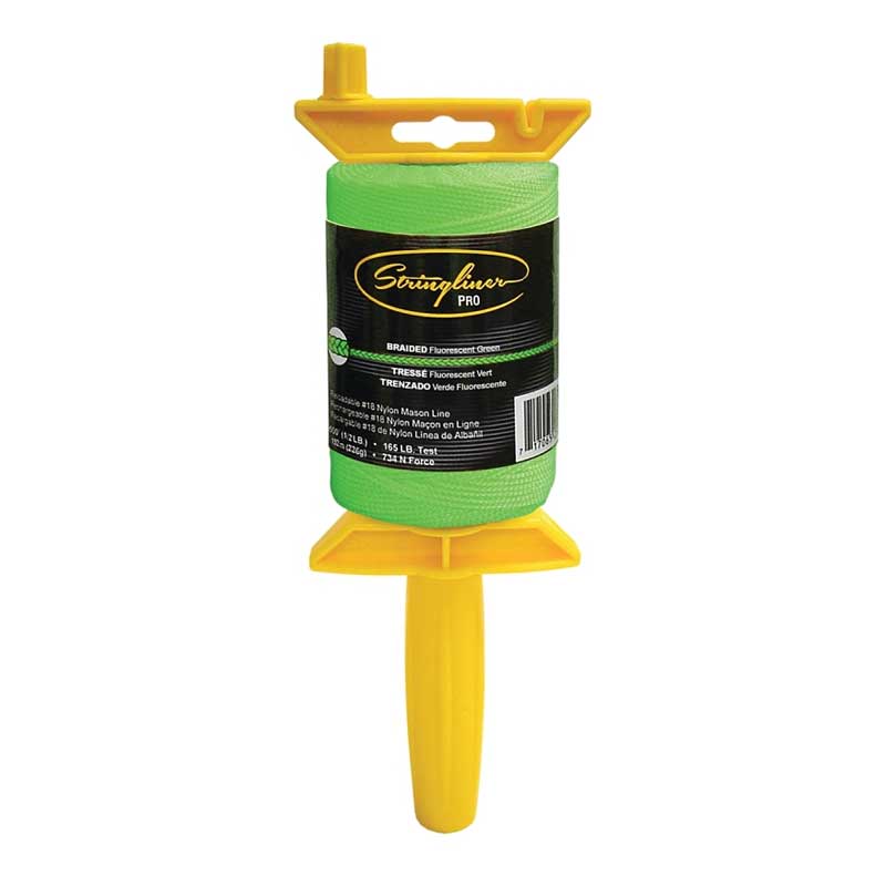 Reel Stringliner Line 500' Braided Green