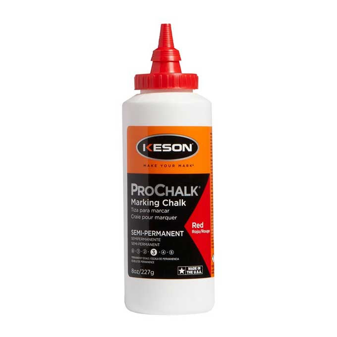 Marking Chalk Keson Red Ultrafine 8oz