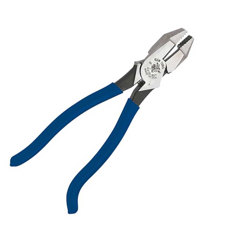 Pliers Klein Tools Ironworker's 7-3/8"L Blue Hdl