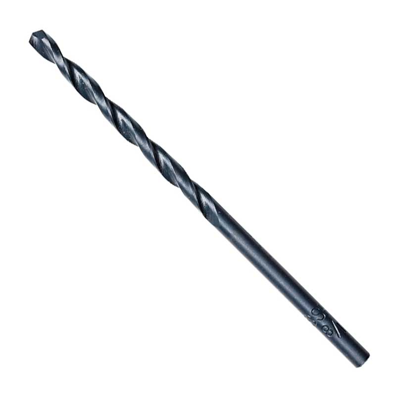 Milwaukee 48-89-2720 Jobber Drill Bit, 7/32 in Dia, 3-3/4 in OAL, Parabolic Flute, 3-Flute, 7/32 in Dia Shank