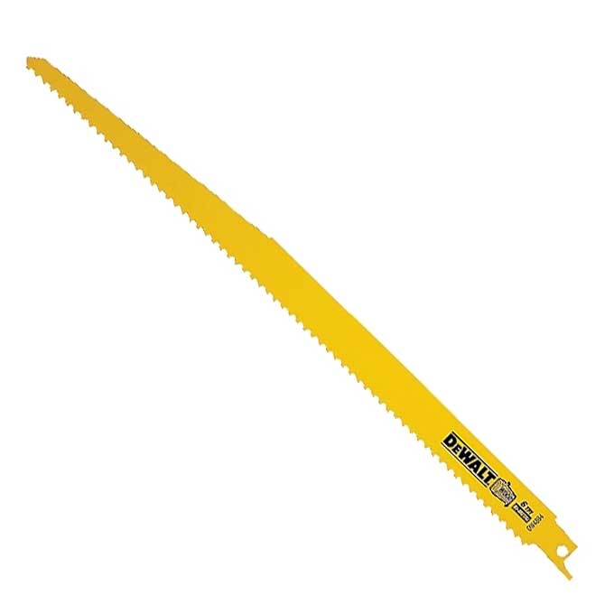 Paquete de 5 hojas de sierra alternativa DeWALT de 12" y 6 TPI