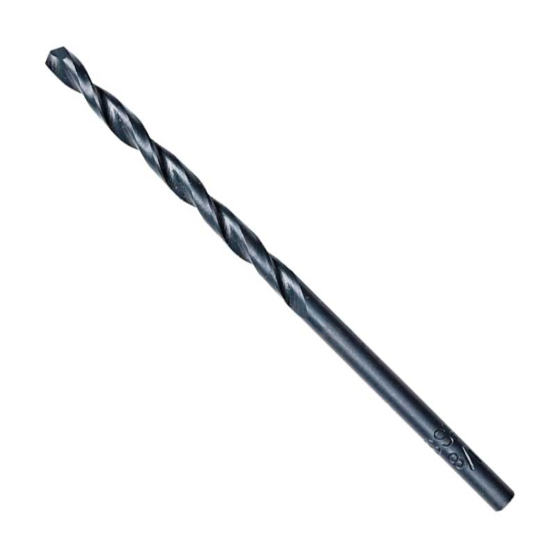 Milwaukee 48-89-2721 Jobber Drill Bit, 15/64 in Dia, 3-7/8 in OAL, Parabolic Flute, 3-Flute, 15/64 in Dia Shank