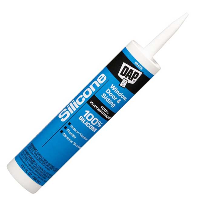 Silicone DAP 100% White 10.1 oz