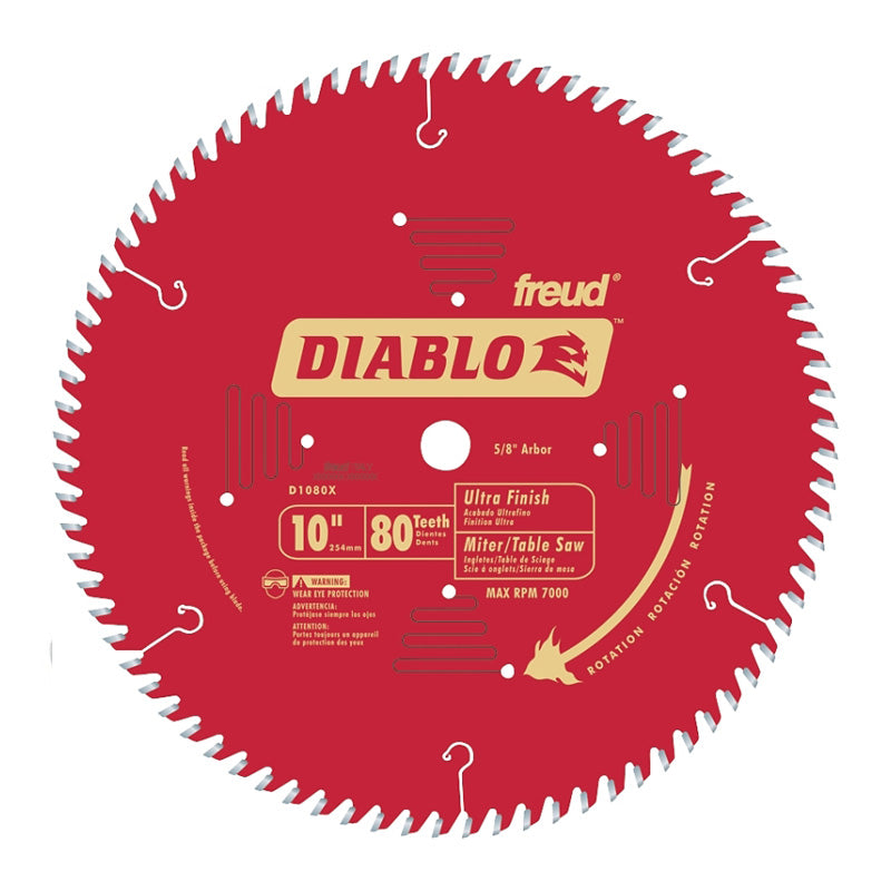 Blade Diablo Finishing 10" 80T