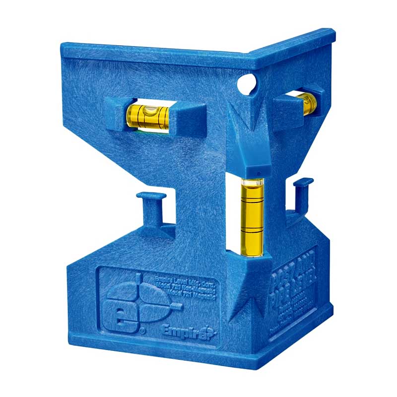 Poste Empire de nivel azul Polycast de 5 1/4"