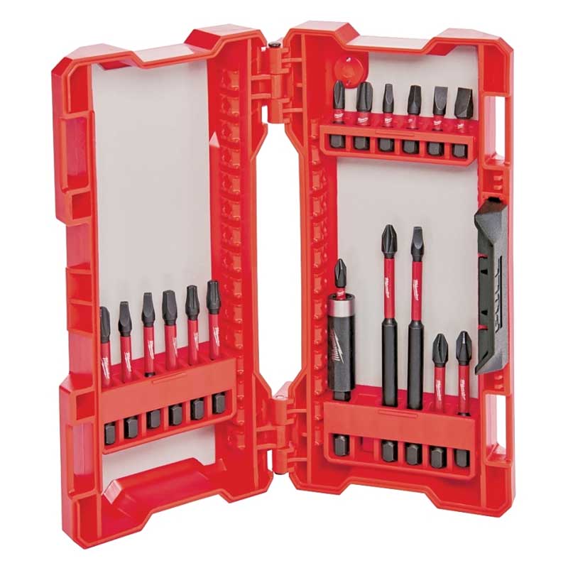 Milwaukee 48-32-4403 Impact-Duty Driver Bit Set, 18-Piece, Steel