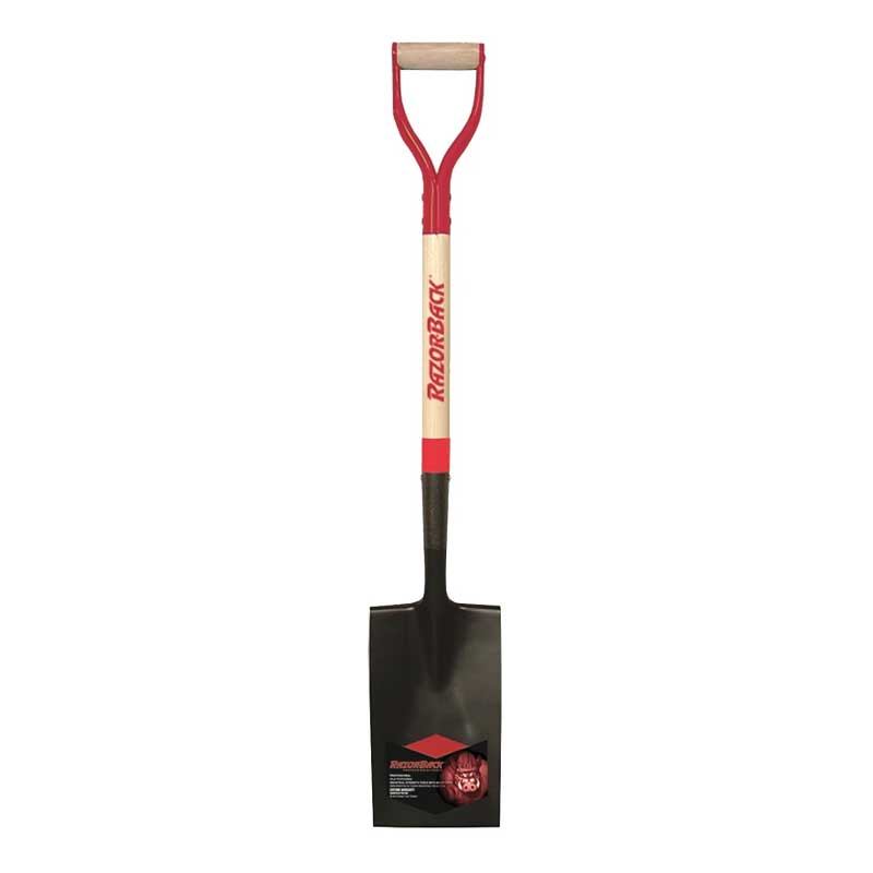 Shovel Razor-Back 7"W Square Blade 28"L