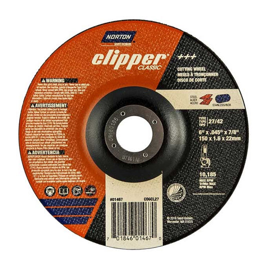Wheel Norton Clipper Classic Cut-Off 6"