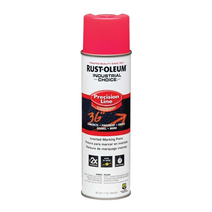 Spray para marcar Rust-Oleum naranja fluorescente de 17 oz