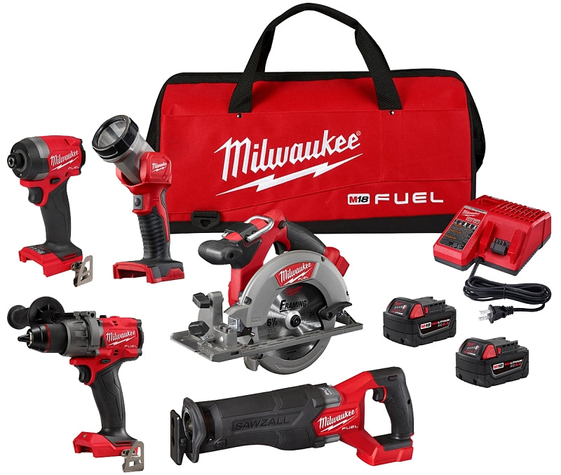 M18 FUEL 5-Tool Combo Kit Milwaukee 3697-25
