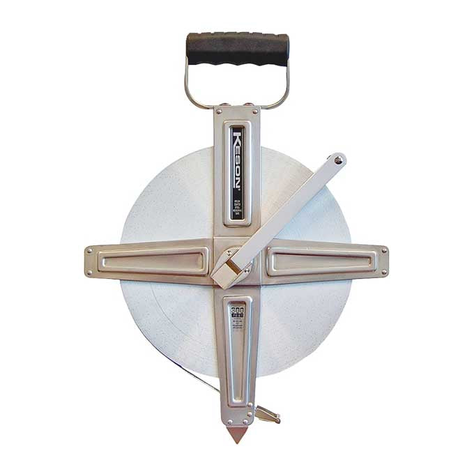 Tape Measure Keson 300ft Steel Blade Stainless Steel Case