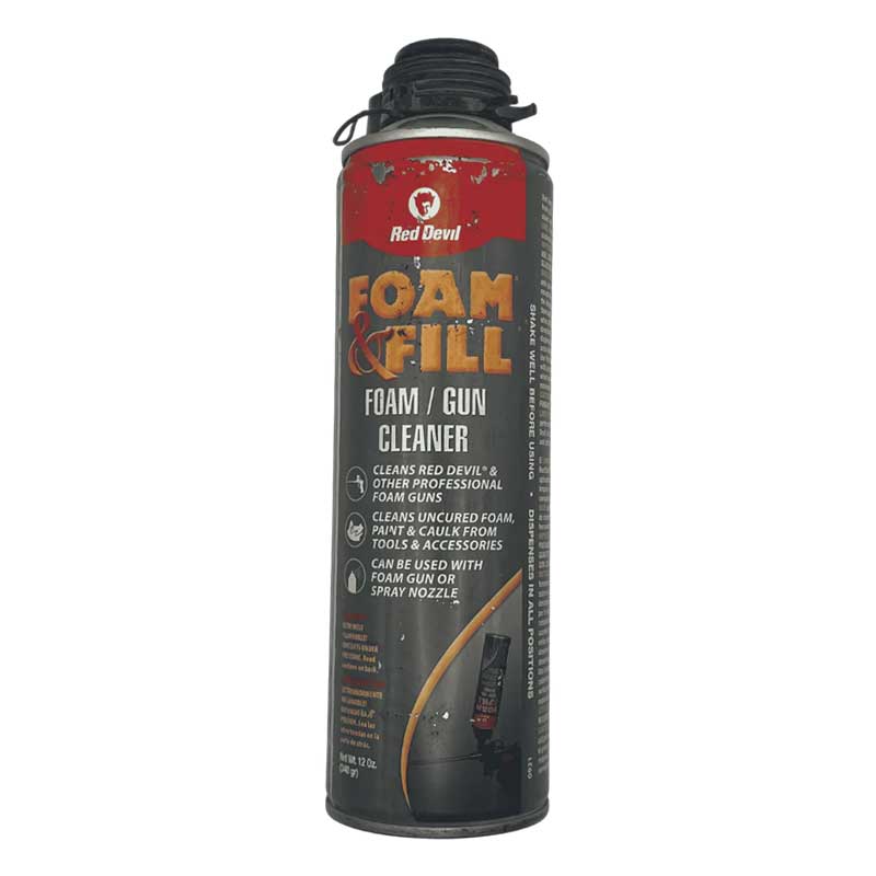 Limpiador de pistola de espuma de poliuretano Red Devil 12 oz