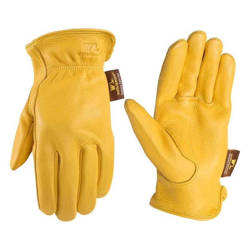 Gloves Wells Lamont Driver Deerskin Yellow 962XL