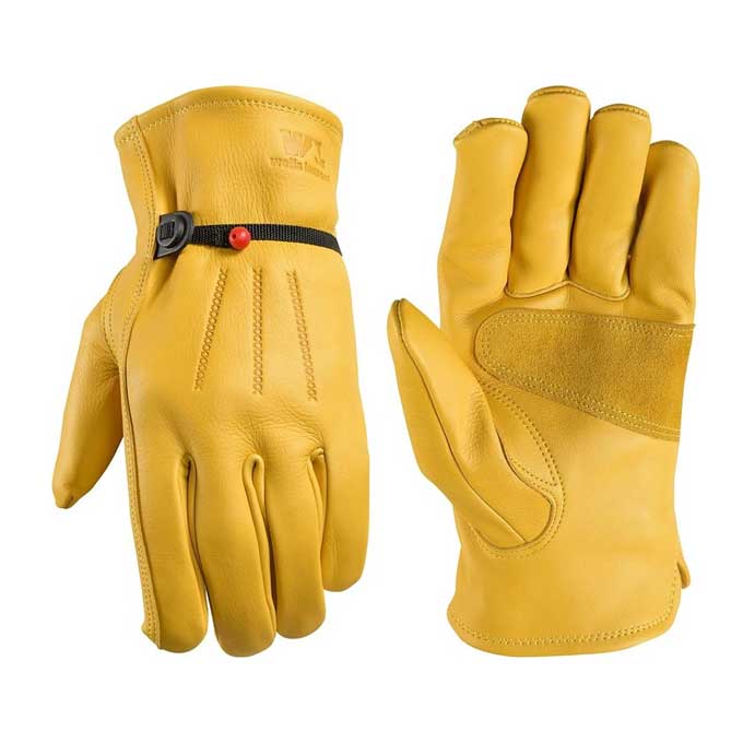 Gloves Wells Lamont Driver Timber Leather Brown/Tan 1140XX
