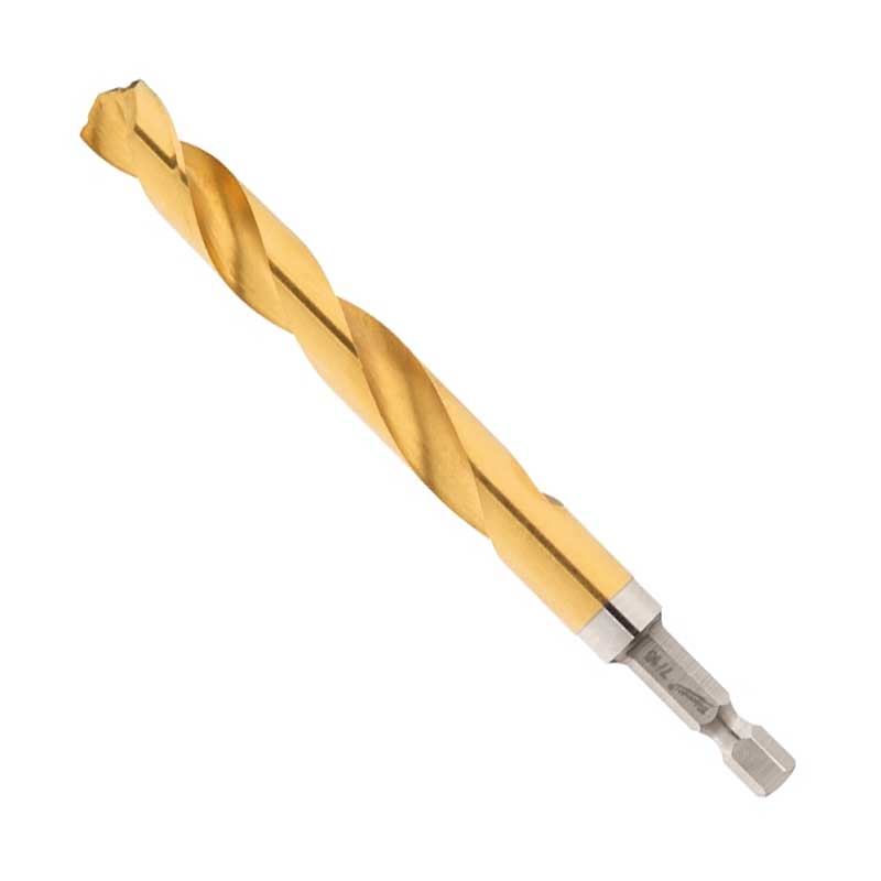 Milwaukee SHOCKWAVE Impact Duty 48-89-4625 Impact-Duty Drill Bit, 7/16 in Dia, 4.92 in OAL, 1/4 in Dia Shank