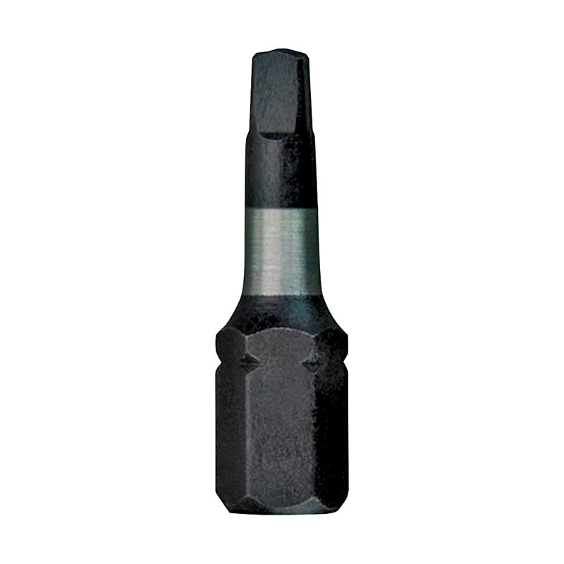 Milwaukee SHOCKWAVE 48-32-4473 Power Bit, #3 Drive, Square Recess Drive, 1/4 in Shank, Hex Shank, 2 in L