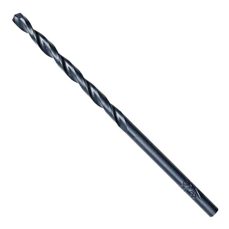 Milwaukee 48-89-2724 Jobber Drill Bit, 9/32 in Dia, 4-1/4 in OAL, Parabolic Flute, 3-Flute, 9/32 in Dia Shank