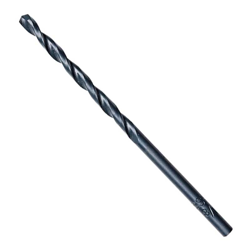 Milwaukee 48-89-2725 Jobber Drill Bit, 19/64 in Dia, 4-3/8 in OAL, Parabolic Flute, 19/64 in Dia Shank