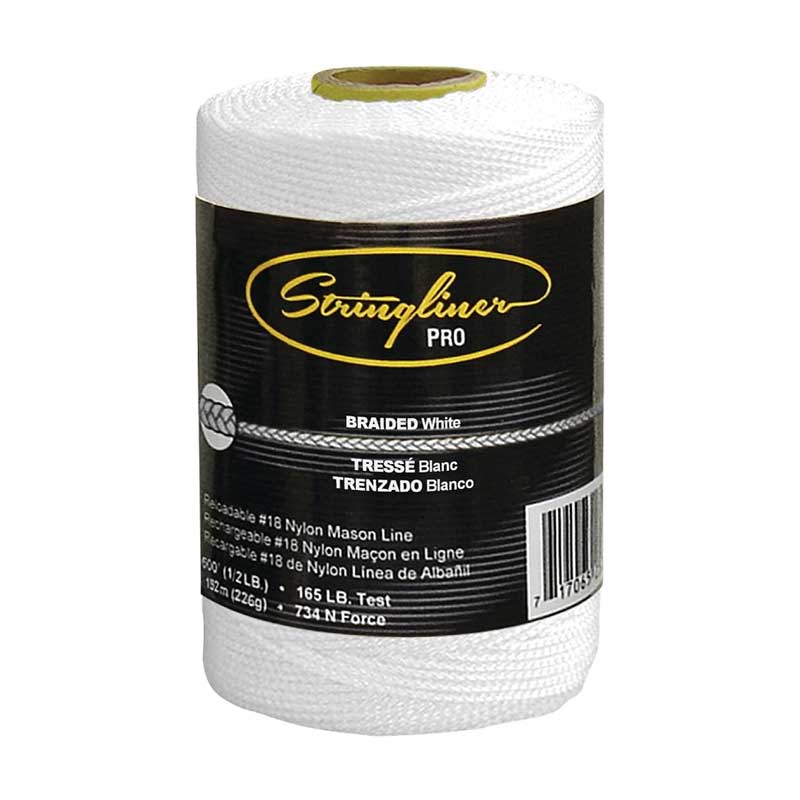 Twine Stringliner Construction Line Refill 500' White