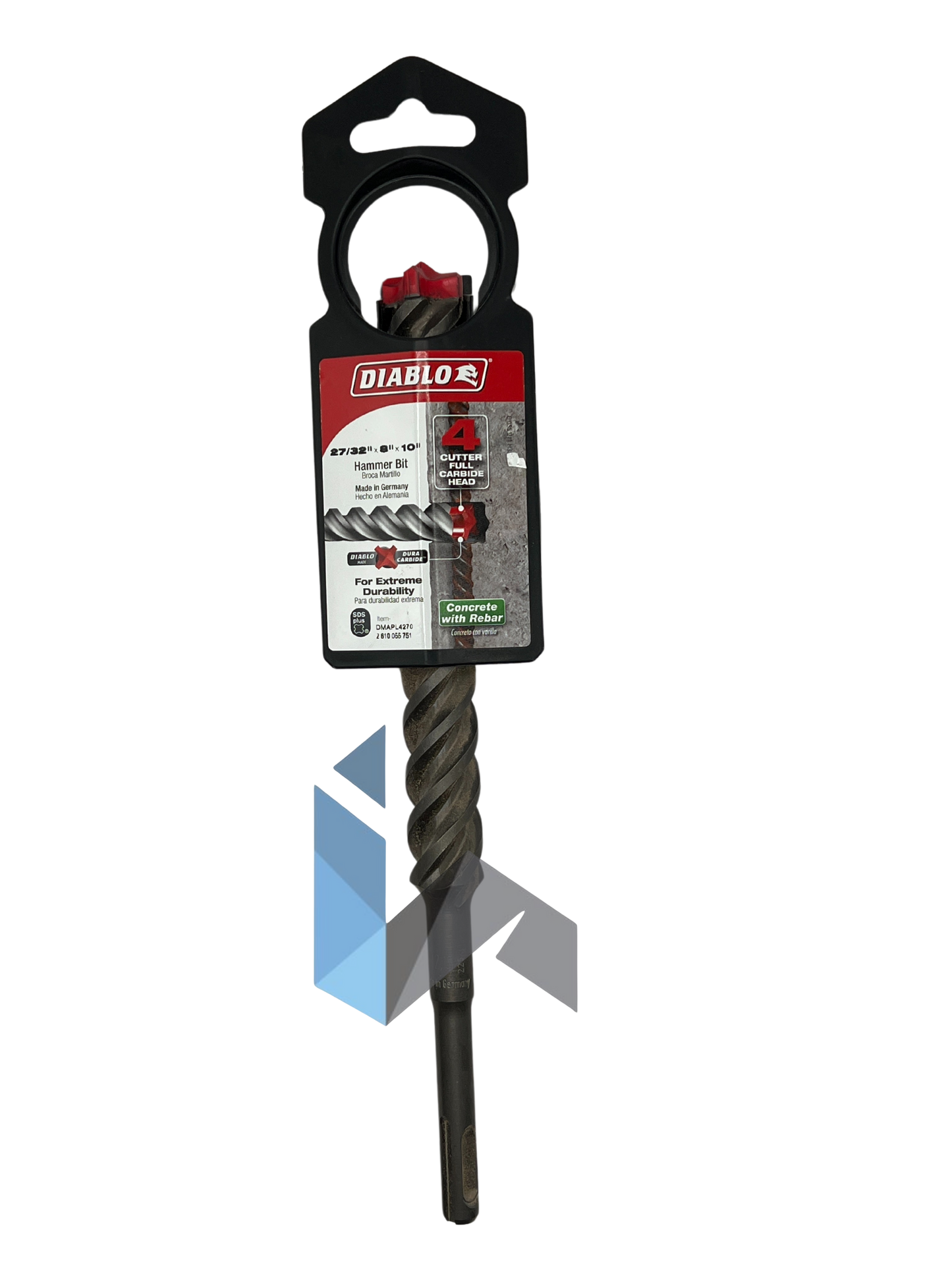 Drill Bit Hammer Diablo RD 27/32" x 8" x 10"