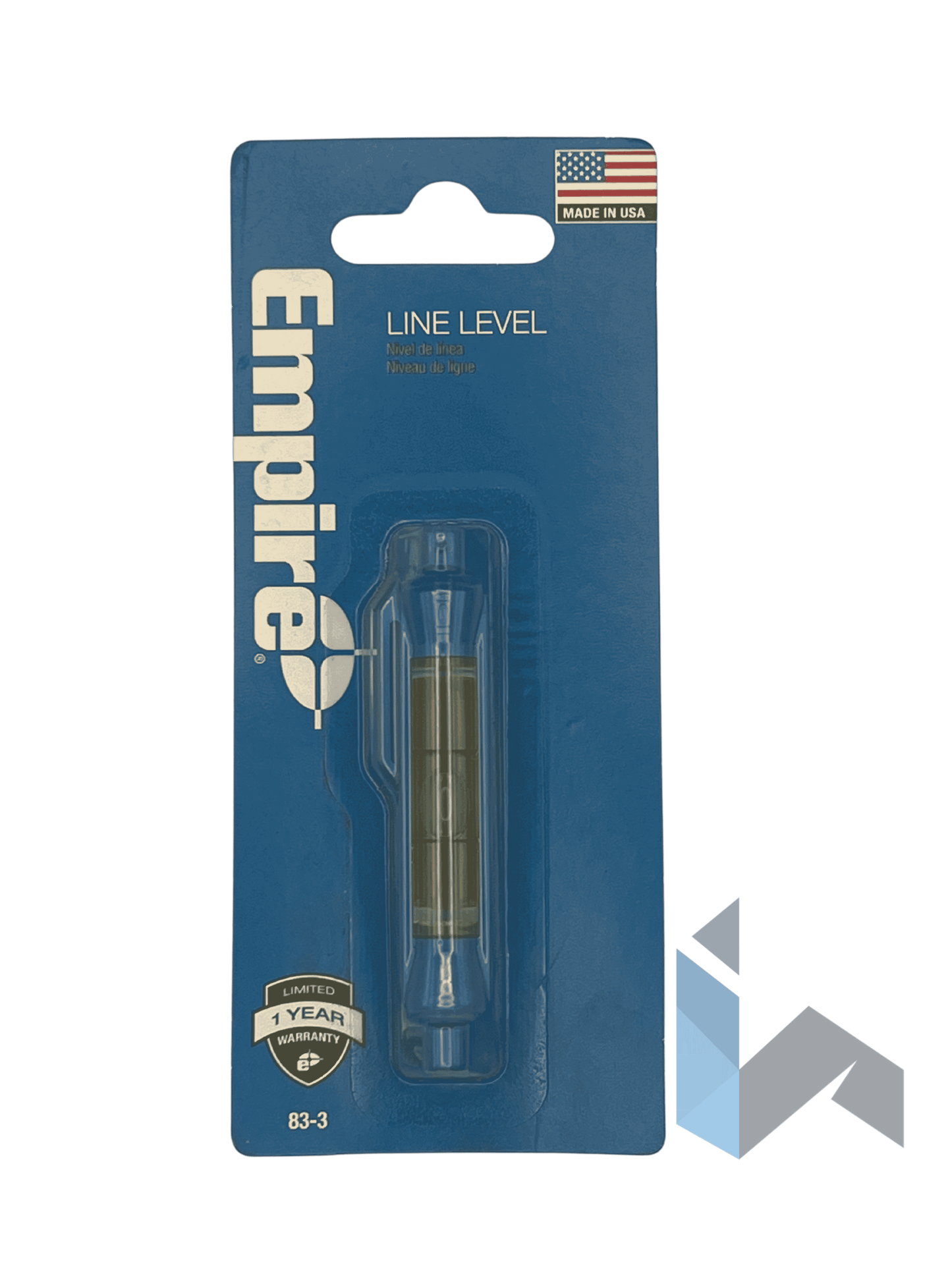 Nivel Empire Line Nivel 3" Plástico Azul