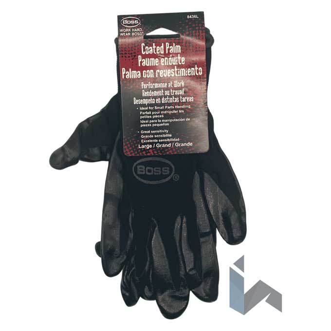 Gloves BOSS Nitrile 8436L Black