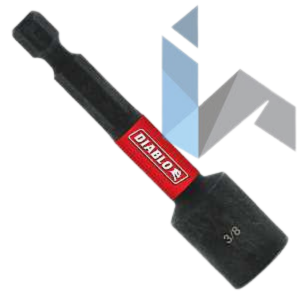Drill Bit Diablo Magnetic Nut Setter 3/8" x 2 9/16"