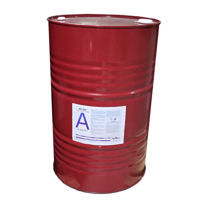 Polímeros alfa de celda cerrada, lado A