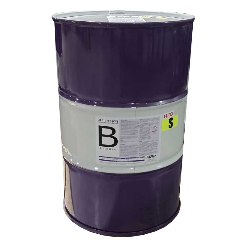 Polímeros alfa de celda cerrada, lado A